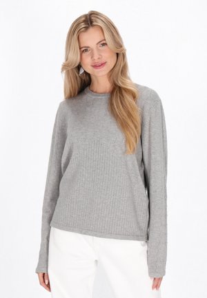 usha, Pullover - light grey melange