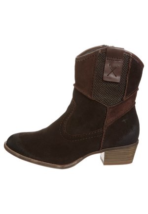 Botines camperos - dark brown