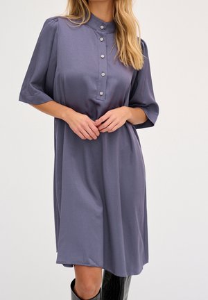 Skjortekjole - mottled purple