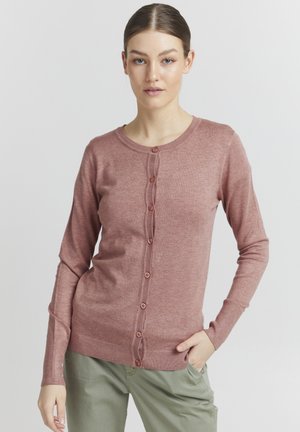 Strickjacke - ash rose melange