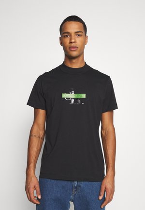 CENSORED TEE - T-shirt con stampa - black