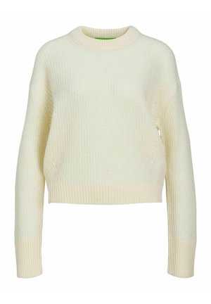 JXEMBER LS FLUFFY CREW NECK  NOOS - Pullover - vanilla ice