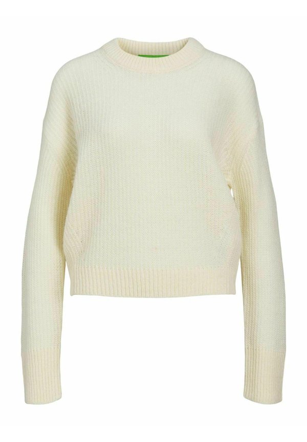 JXEMBER LS FLUFFY CREW NECK  NOOS - Jumper - vanilla ice