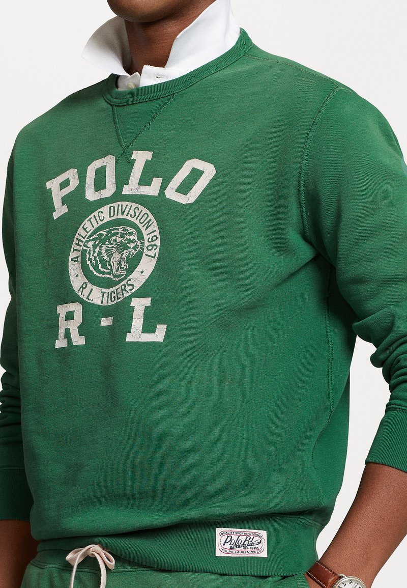 Polo Ralph Lauren LOGO FLEECE PULLOVER - Sweatshirt - verano green/green -  Zalando.co.uk