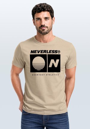 Neverless, T-Shirt print - natur
