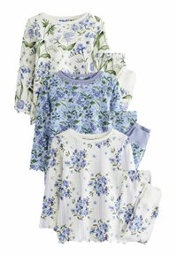 Next 3 PACK REGULAR FIT - Conjunto de pijama - blue white bluebell