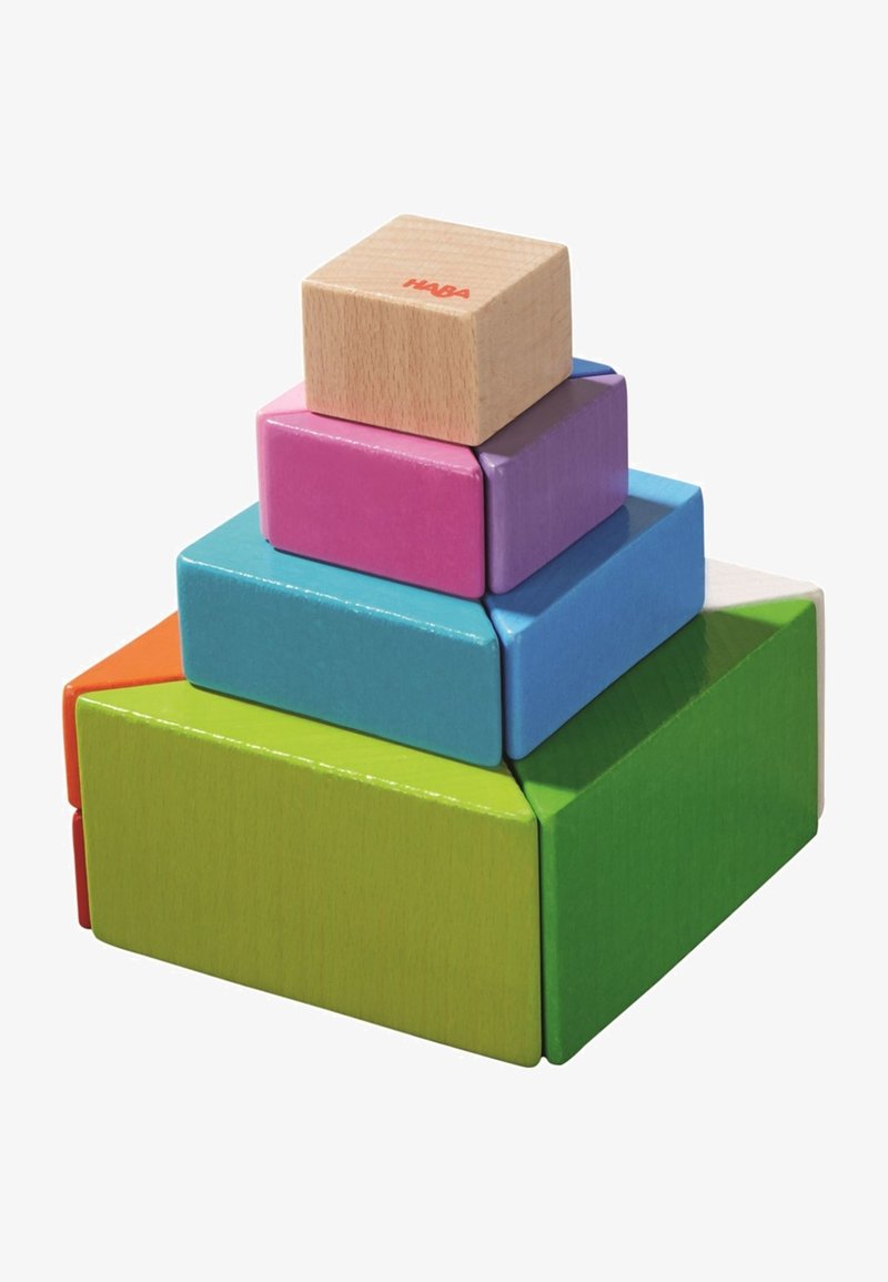 HABA LEGESPIEL TANGRAM WÜRFEL - Building blocks - multi coloured