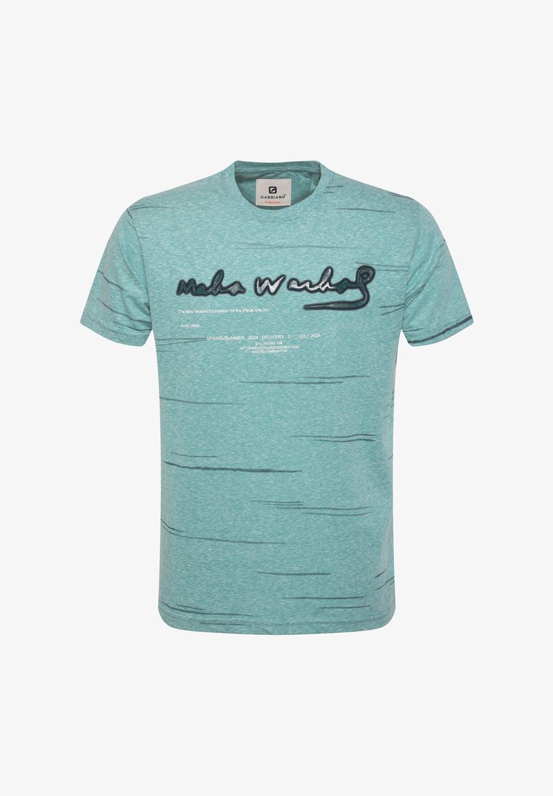 Gabbiano ROUND NECK - Apdrukāts T-krekls - green