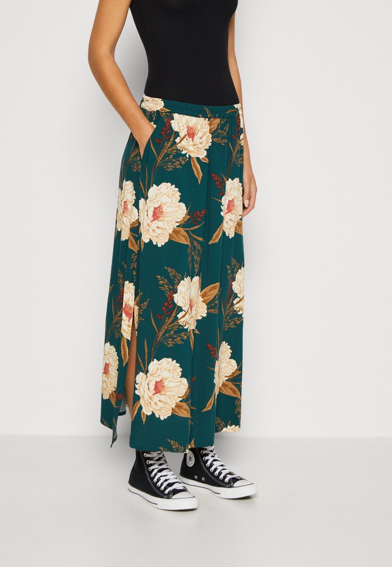 Vero Moda VMEASY ANKLE SKIRT - Jupe longue - pondarosa camille/vert - ZALANDO.FR