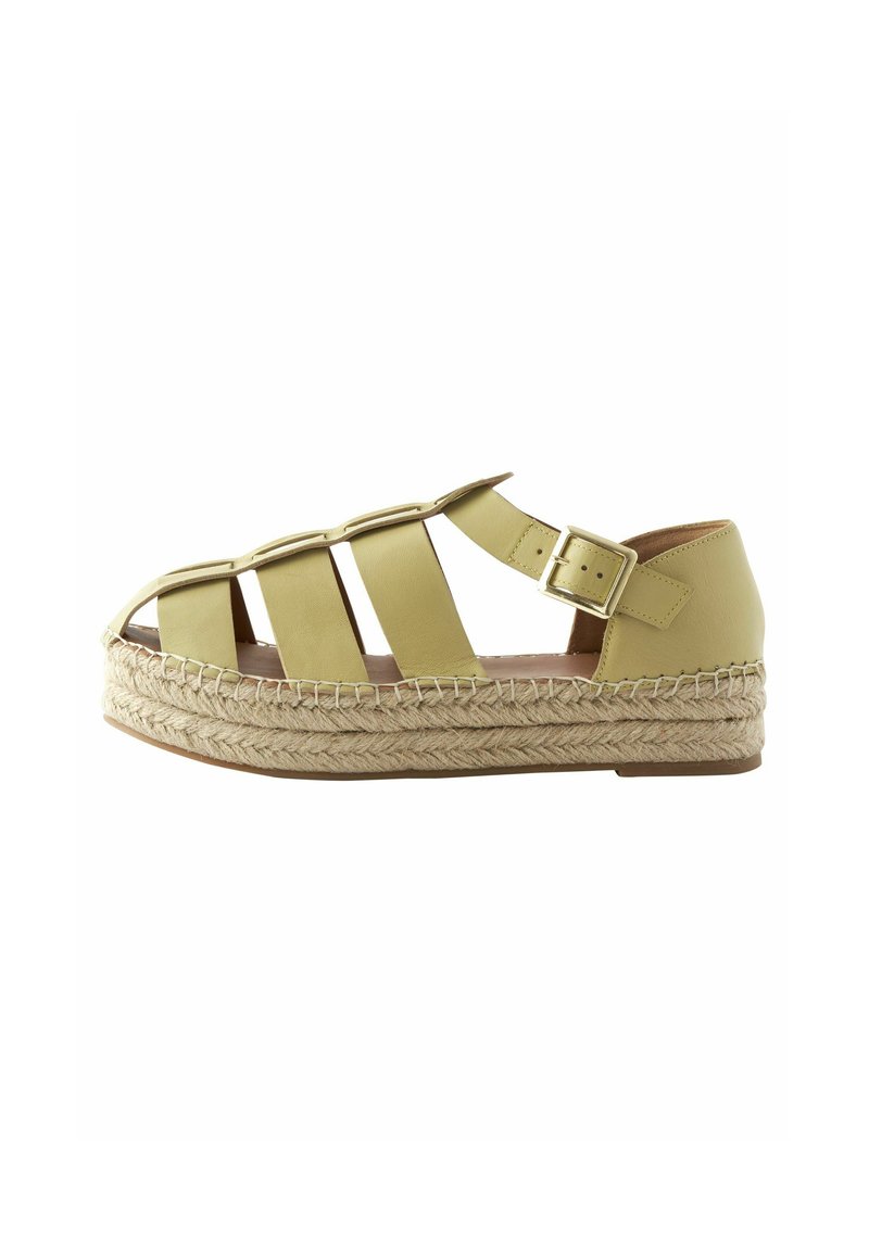 Next FOREVER COMFORT CHUNKY FISHERMAN - Espandrilky - lime green
