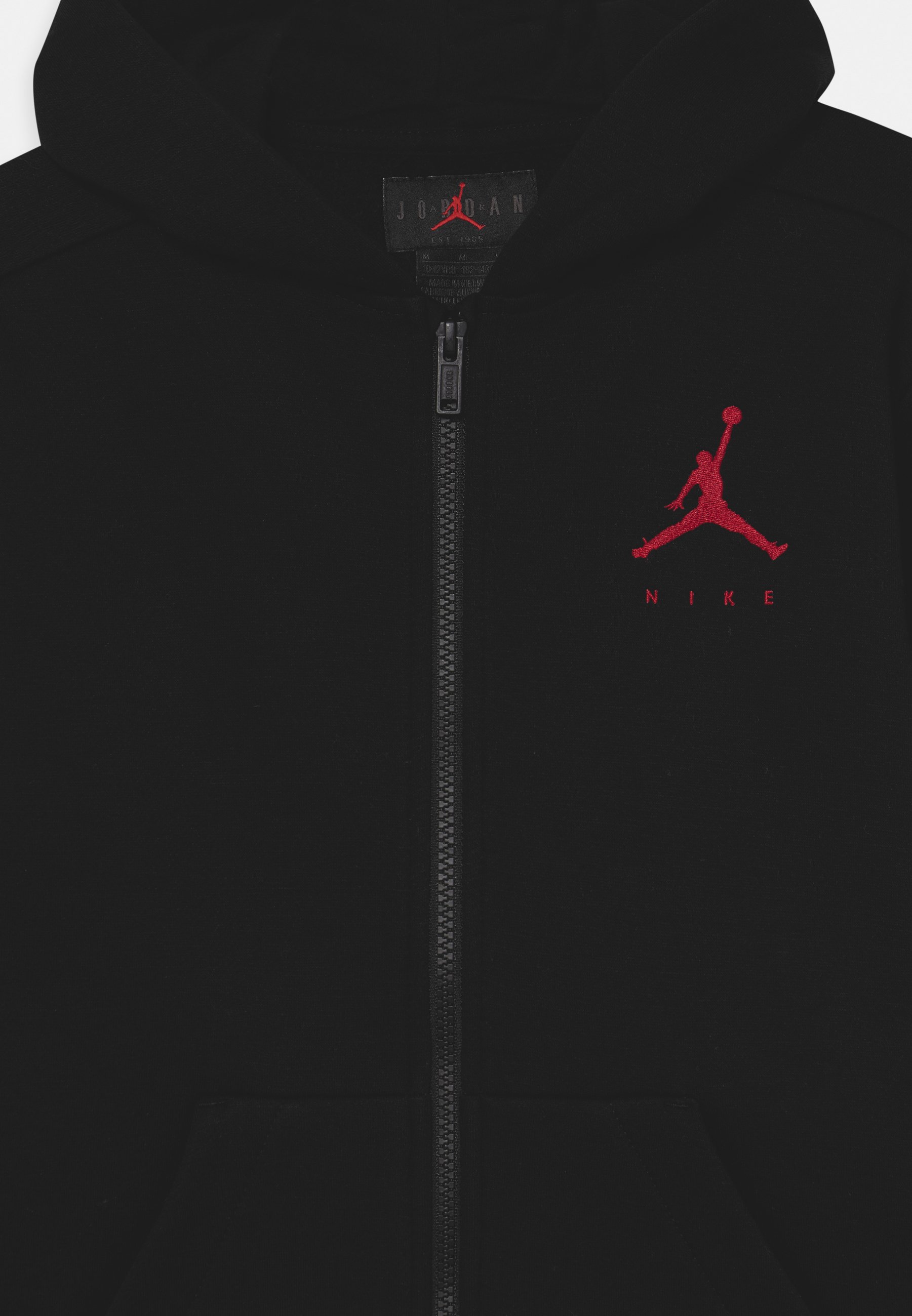 Jordan JUMPMAN - Sudadera con cremallera - black/negro - Zalando.es