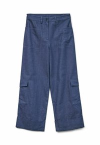 CARLA - Wide leg - blue indigo