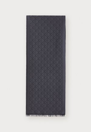 GUESS Sciarpa Uomo Mito Scarf, Multilogo Nero, 190x38 Cm, Viscosa, Autunno Inverno, Modello AM9457VIS03 - 2