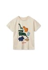 APIA PLACEMENT SHORTSLEEVE UNISEX - Trükipildiga T-särk - sandy