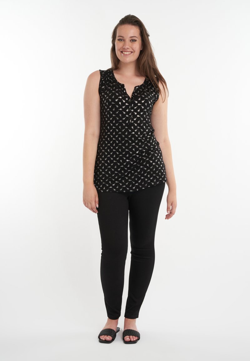 Damen T-Shirts | MS Mode Bluse black/schwarz - WR65196 Damen T-Shirts | MS Mode Bluse black/schwarz - WR65196