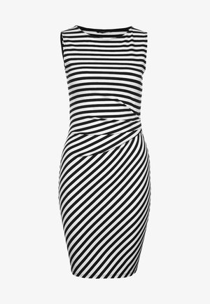 Morgan, Robe fourreau - black denim