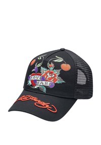 Ed Hardy LOVE-HARD FRONT TRUCKER - Caps - black