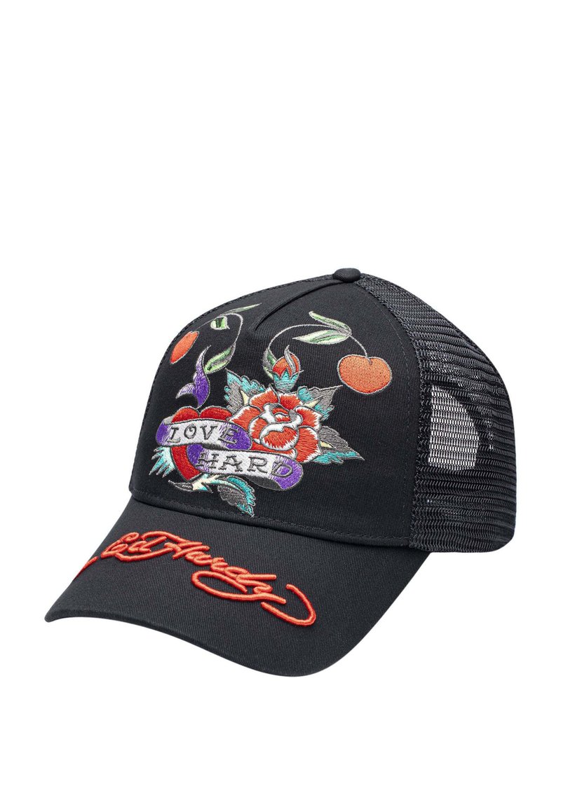 Ed Hardy LOVE-HARD FRONT TRUCKER - Caps - black