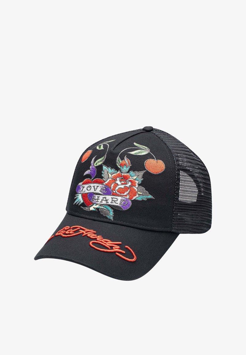Ed Hardy LOVE-HARD FRONT TRUCKER - Caps - black