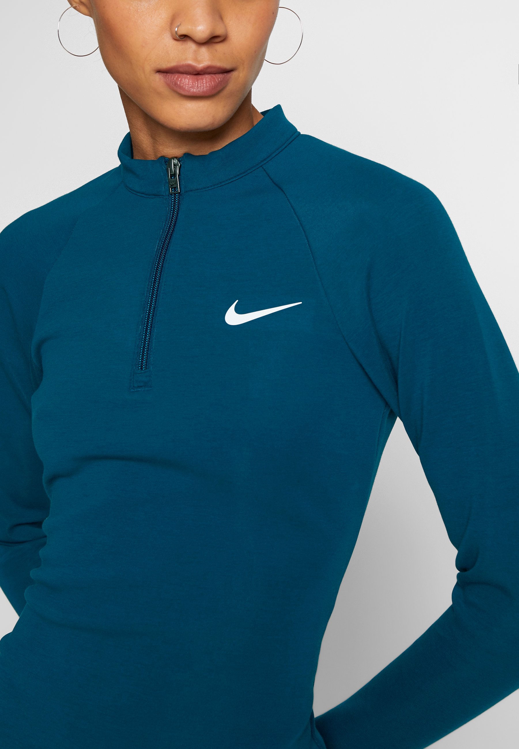 Nike Sportswear W NSW ESSENTIAL LS Etuikjole valerian Nike Sportswear W NSW ESSENTIAL LS - Etuikjole - black/white