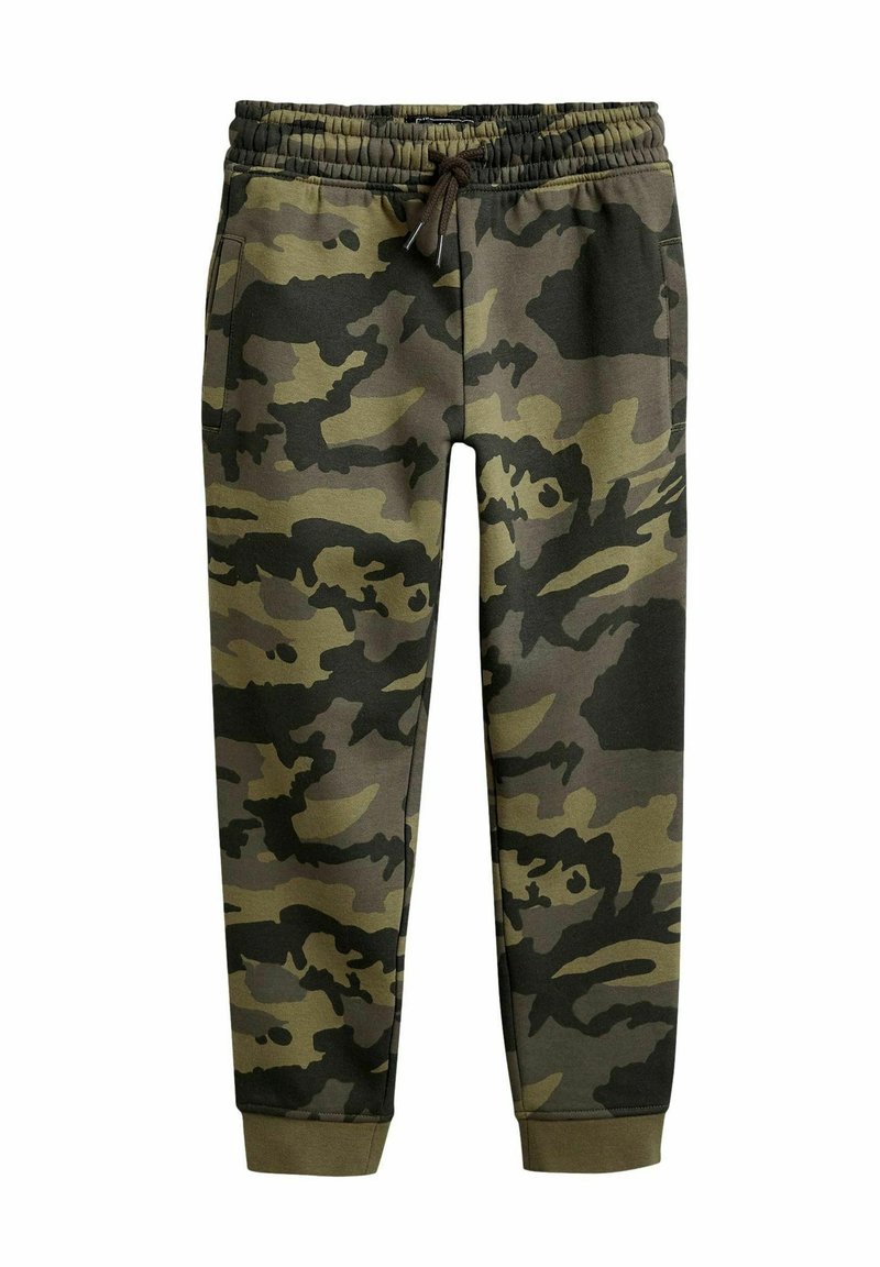 Next - SLIM FIT CUFFED JOGGERS - Jogginghose - khaki camo, Vergrößern