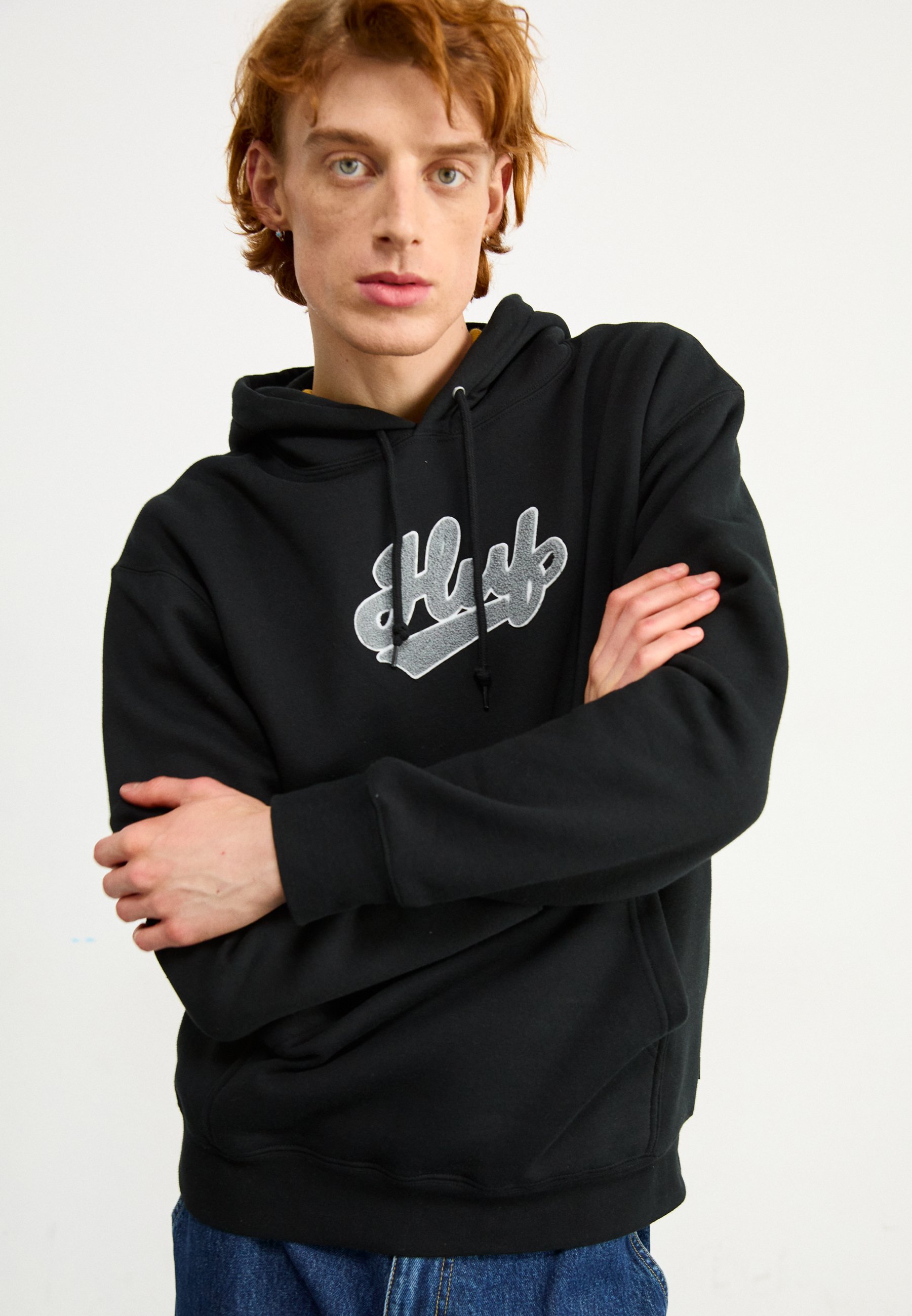 HUF Unsung Pullover Hoodie Black S パーカー HUF - Bluza z kapturem/czarny - Zalando.pl