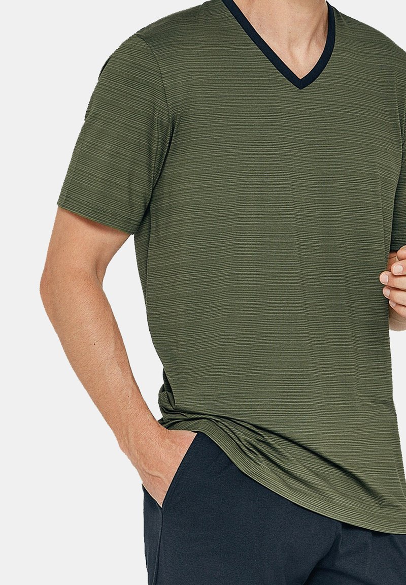 Herren Pyjamas | Impetus LOUET Nachtwäsche Hose vert/khaki - GR70414 Herren Pyjamas | Impetus LOUET Nachtwäsche Hose vert/khaki - GR70414