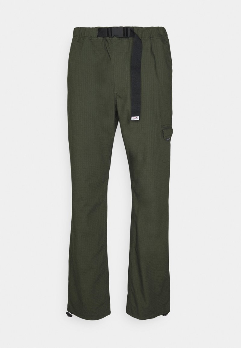 Tommy Jeans ETHAN MULTIPOCKET TRACK PANT Cargo trousers dark olive