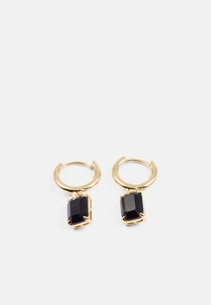 HUGGIE DROP - Fülbevalók - gold-coloured/jet