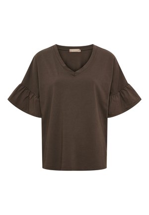 Marta Du Château MARTA DU CHATEAU SABELA T SHIRT - T-shirts basic - moro