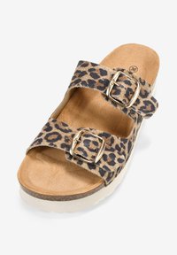 Bosanova CON HEBILLAS - Sandalias planas - leopardo