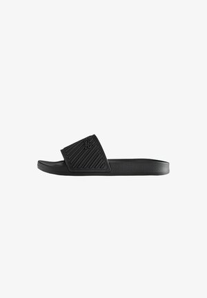 PULL&BEAR, FLAT SANDAL - Sandales de bain - black