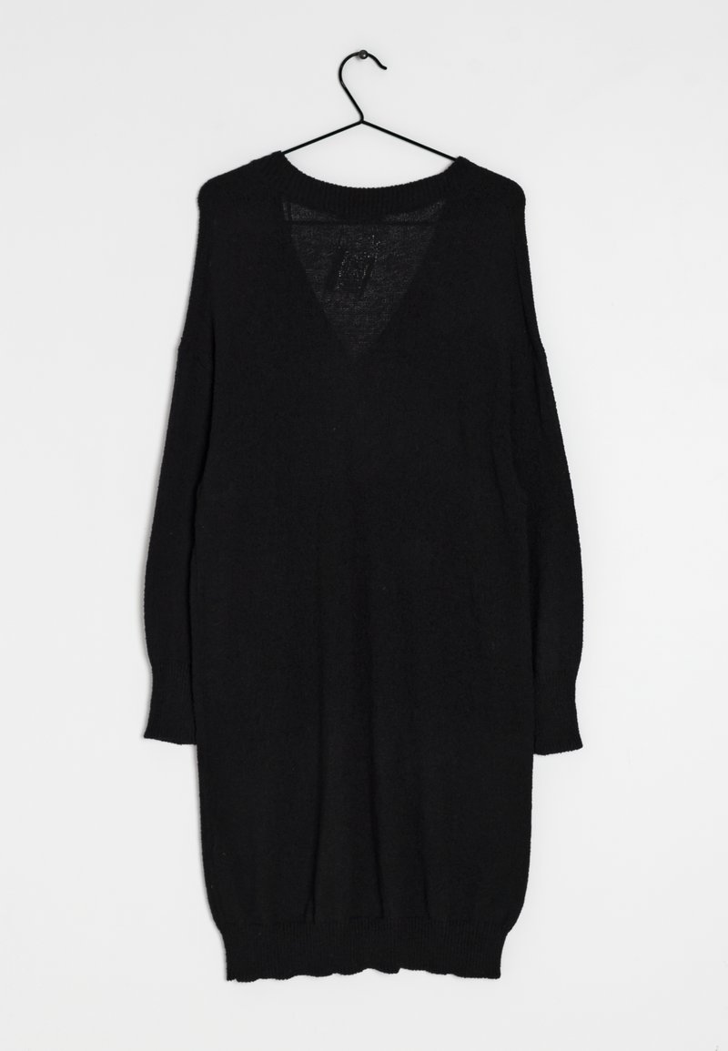 Zara Black Sweater Dress Dress Zara Black Sweaters Black Knit Long