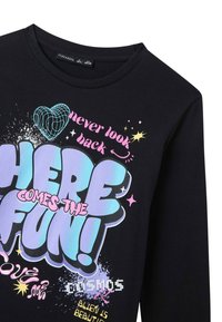 Terranova CON STAMPA GRAFFITI - Maglietta a manica lunga - nero