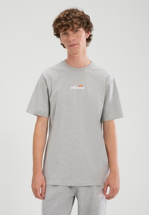 OLLIO - T-shirt print - light grey marl