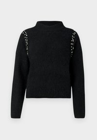 ONLRINA LIFE RHINESTONE HIGHNECK  - Jumper - black
