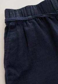 TIE WAIST - Kratke hlače - navy