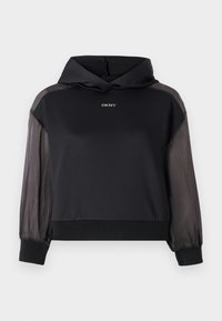 CROP LOGO - Sweater - black