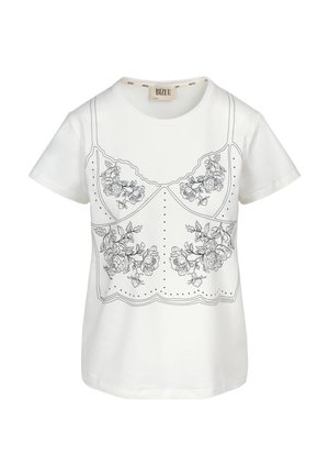 BIZUU BROOKE - T-shirt print - off-white