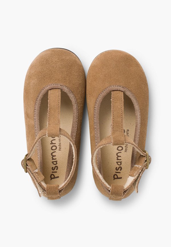 MERCEDITAS  – Riemchenballerina – topo