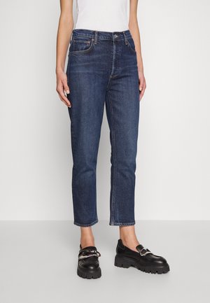 Straight leg jeans - black denim