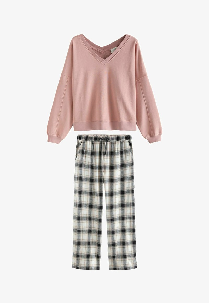 Next REGULAR FIT SET - Pižamos komplektas - pink check