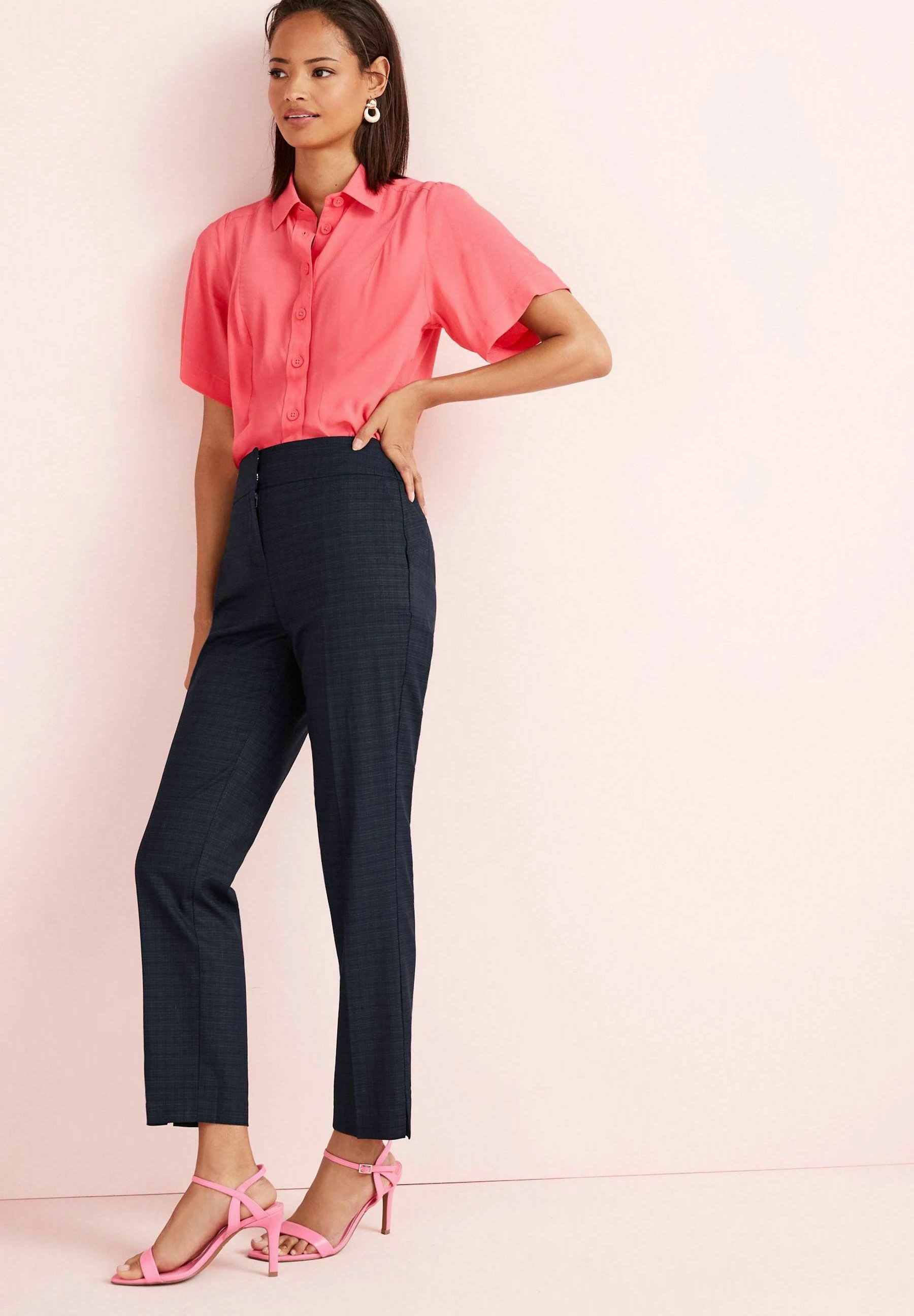 Pantalones chinos navy blue/azul Zalando.es