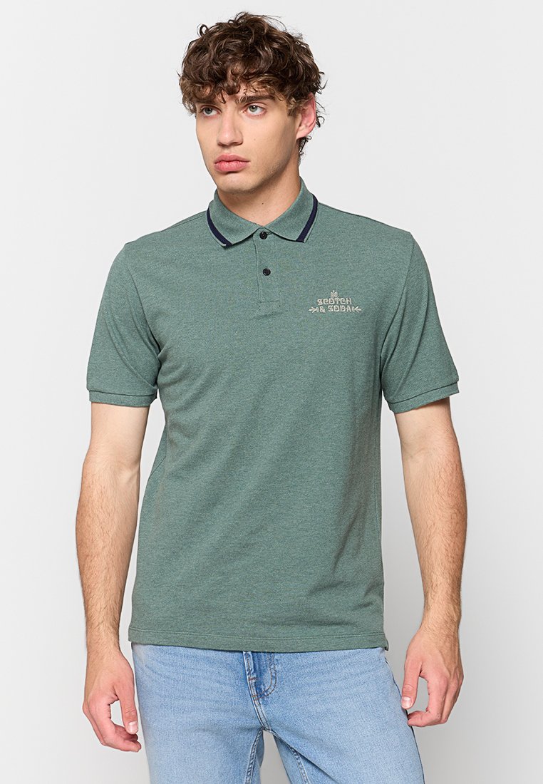 Scotch & Soda Poloshirt donkergroen Scotch & Soda Poloshirt donkergroen