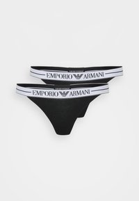 THONG 2 PACK - Siaurikės - black