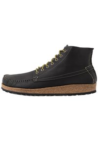 Birkenstock MARTON - Stivaletti stringati - black