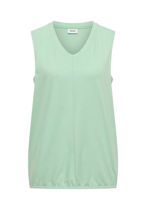 Cecil, TOP MIT V-NECK UND STREIFEN - Top - juicy lime