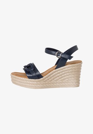 Marco Tozzi, Sandales à talons hauts - blue