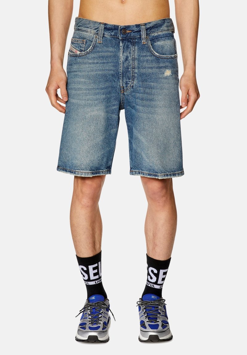 Diesel REGULAR Jeansshort medium blue/blauw Zalando.nl