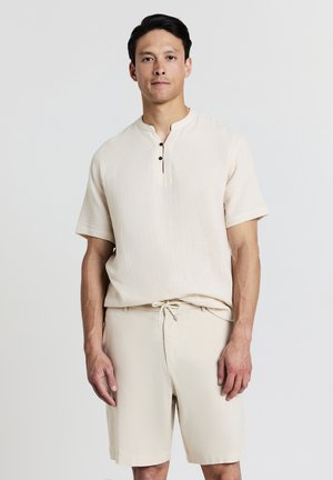 BOTTONCINI GOFFRATO - T-shirt basic - sabbia